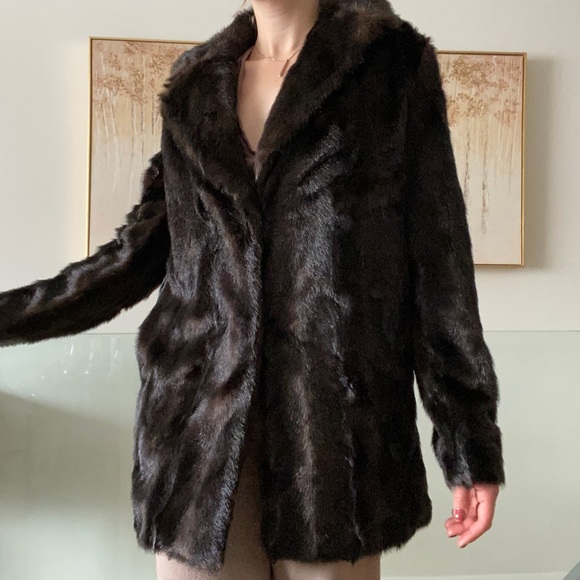Zara faux fur jacket - Picture 1 of 11